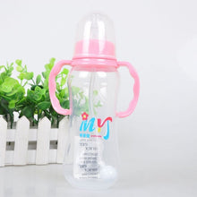 Load image into Gallery viewer, 280ml Baby Nuk Feeding Bottles With Handle Standard Caliber Nursing Drinking Water Straw PP Material Toddler Breast Bottle