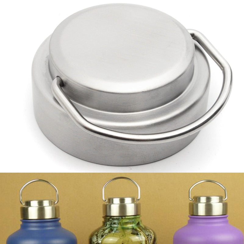 Stainless Steel Cap Lid Top with Flip Up Carry Handle For Hydro